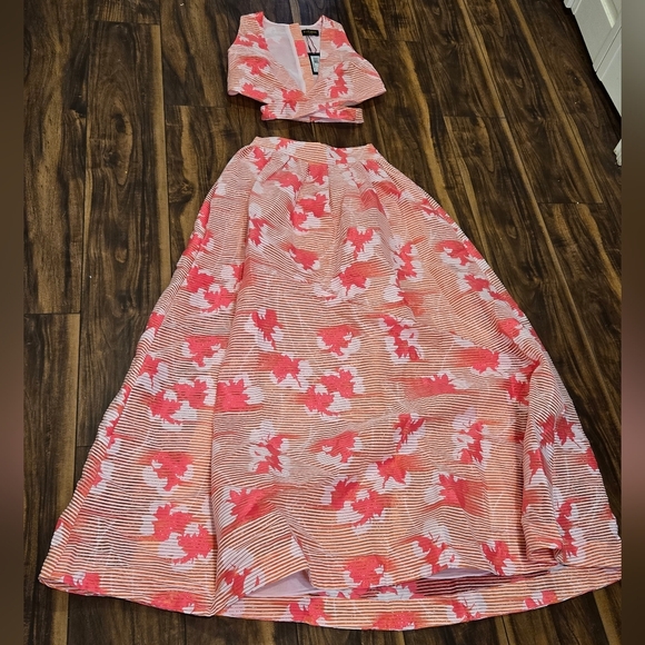 Ramy Brook Jana Floral Two-Piece sz 2 - Picture 2 of 12